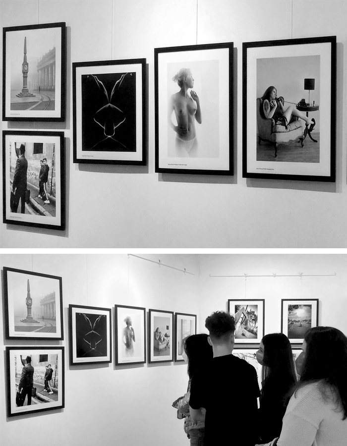 Exposition "Black & White" - Blank Wall Gallery (Athènes, Grèce)