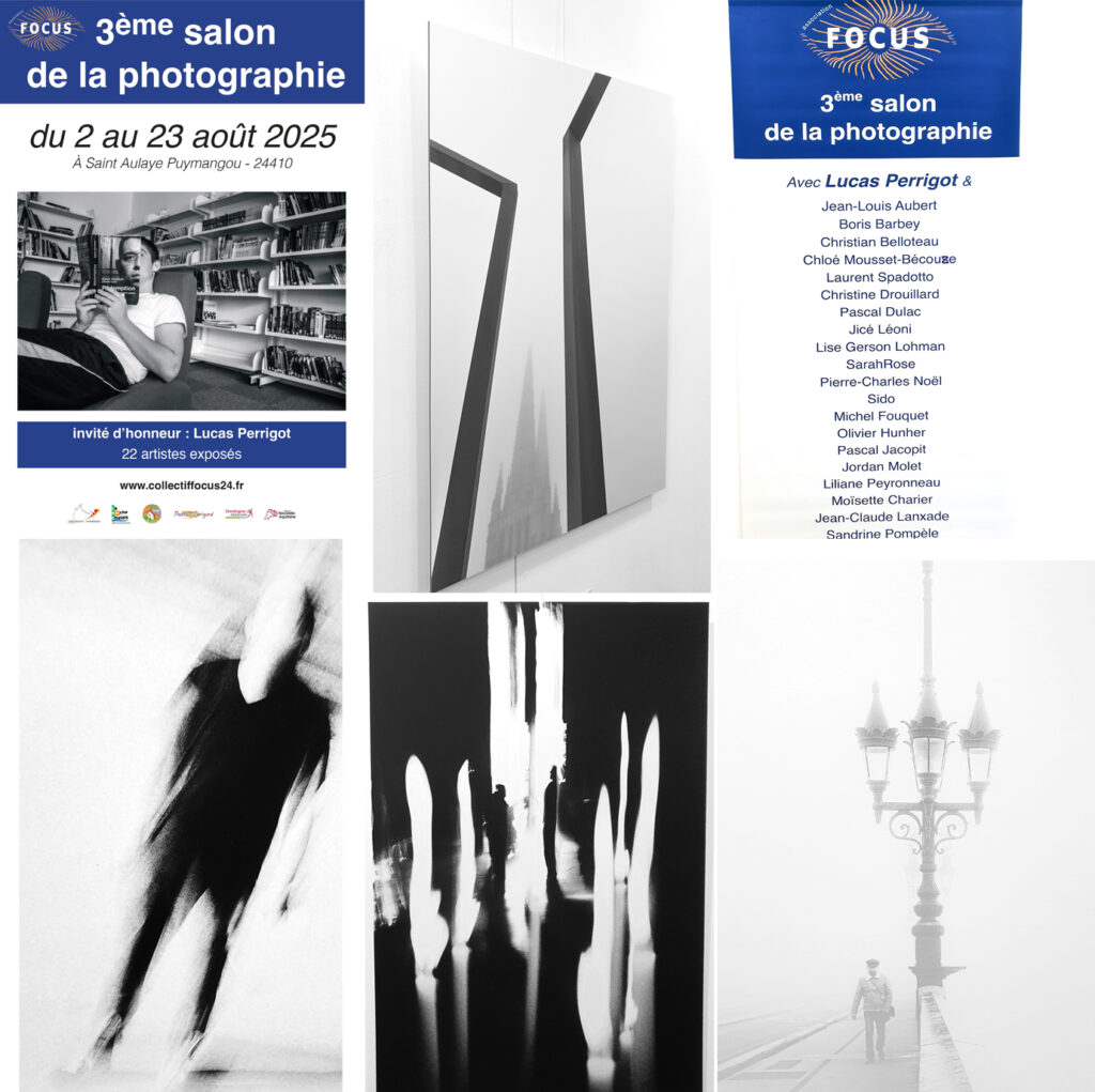 Salon de la Photographie 2025, Saint-Aulaye en Dordogne. Prix du Public, Laurent Spadotto, artiste photographe à Bordeaux.